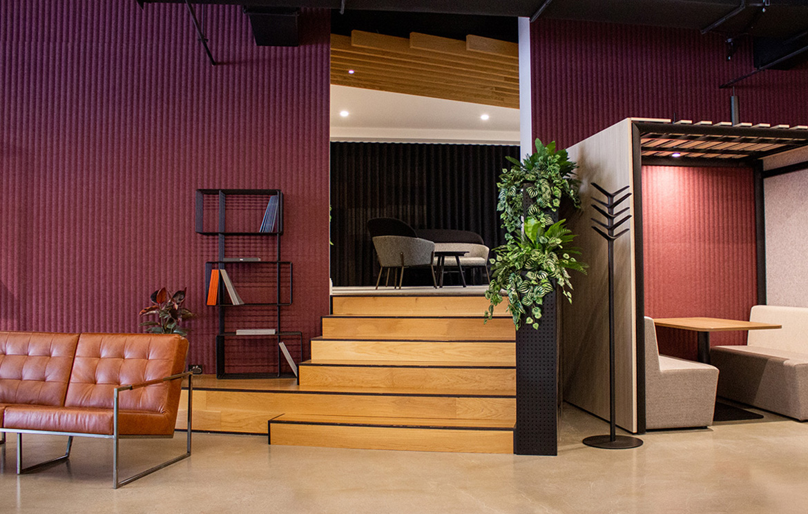 Furniture showroom.